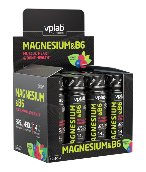 VPLab Magnesium & B6 Shot 12x80ml