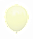 Повітряні кулі 5" Мacaron Блідо-Жовтий В упак: 100 шт. Вир-во:"Kalisan" Туреччина, фото 2