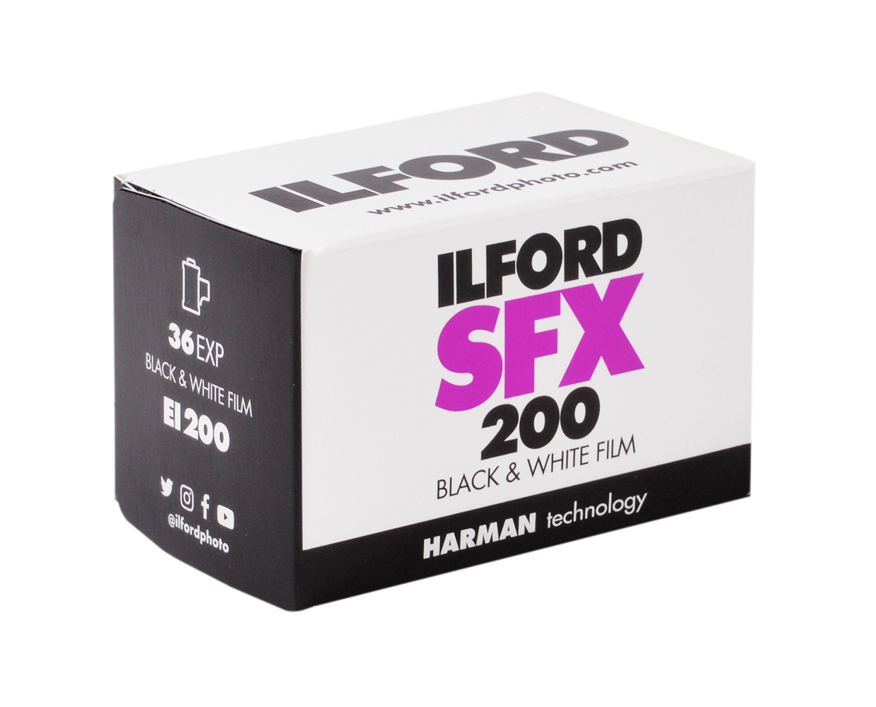 Фотоплівка чороно - біла ILFORD SFX 200 135-36, фото 1