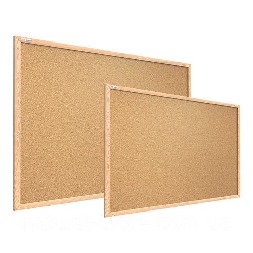 Пробковая доска для заметок 180х120см в деревянной раме TM "ALL boards" - фото 7 - id-p977090983