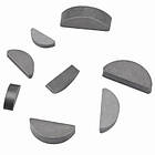 Набір шпонок півколо 80 шт. (8 видів), фото 4