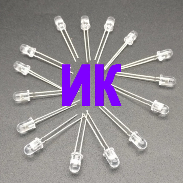 Інфрачервоні світлодіоди ІЧ 850nm 5 мм, фото 1