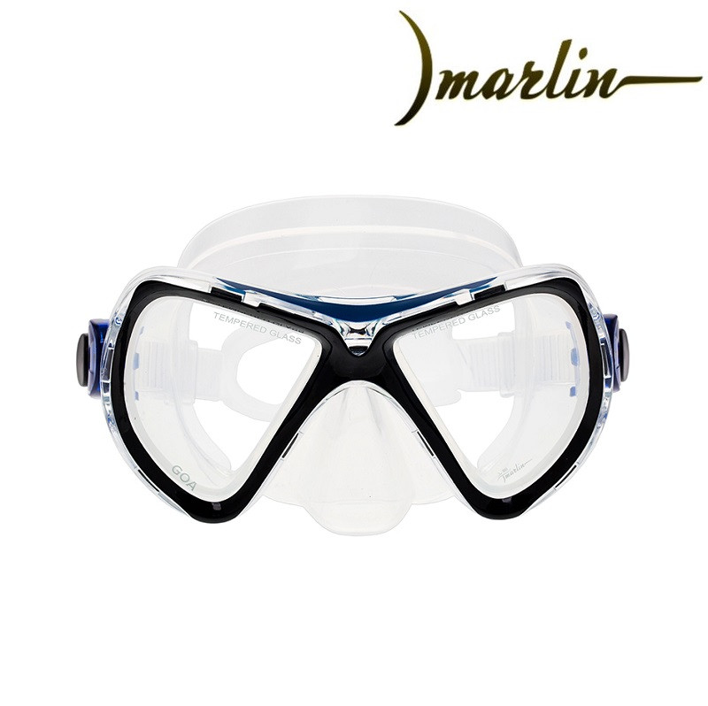 Маска Marlin Goa Blue / Black / trans