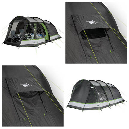 Намет шестимісний High Peak Bozen 6.0 Light Grey/Dark Grey/Green (11837), фото 3