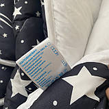 Ковдра Євро на холофайбері "АРДА" Розмір 195*215 см Зимова стьобана ковдра євророзміру, фото 3