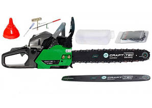 Бензопила Craft-Tec CT-5600 (2 шини + 2 кола, довжина шини 450 мм, 52 см. куб.)