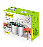 Каструля з кришкою Maestro MR-3505-18, фото 6