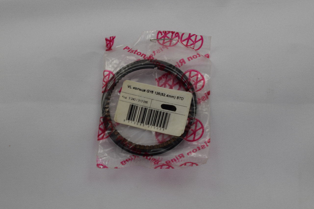 Кільця Vland GY6 125 52.4 mm STD, фото 1