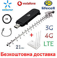 Повний комплект Huawei E3372h +Netis MW5230+3G/4G/LTE антена 21 дб під Київстар, Vodafone, Lifecell