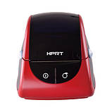 Універсальний чеково-етикеточний принтер HPRT LPQ80 USB + RS232 (червоно-чорний), фото 2