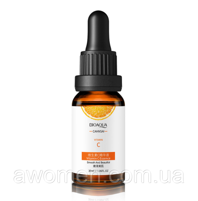 Уценка! Сироватка для обличчя Bioaqua Vitamin C (вітамін С) 30 ml м'ятна коробка
