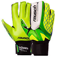 Перчатки для футбола REUSCH салатово-зеленые FB-853, 9: Gsport