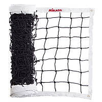 Сетка волейбольная узловая с тросом MIKASA 4,5мм, ячейка 12*12 см C-1417: Gsport