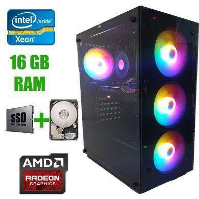 1stPlayer V3-A-4G6 Black NEW / Intel Xeon E3-1225 v3 (4 ядра по 3.2 - 3.6 GHz) / 16 GB DDR3 / NEW 240 GB, фото 1