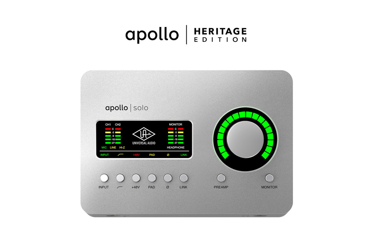 Аудіоінтерфейс Universal Audio Apollo Solo USB Heritage Edition (Desktop/Win), фото 1