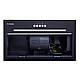 Чорна скляна вбудована в шафу кухонна витяжка Minola HBI 5664 BL GLASS 1000 LED Line, шириною 52 см, фото 6