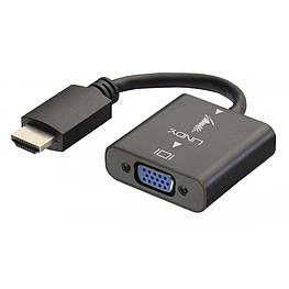 HDMI to VGA адаптер-перехідник із аудіо (шнур 24.5 см) - оригінал