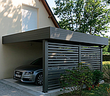 Європейський стильний навіс для автомобіля з плоским дахом, фото 5