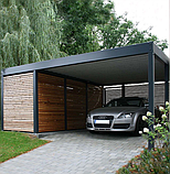 Європейський стильний навіс для автомобіля з плоским дахом, фото 6