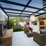 Європейський стильний навіс для автомобіля з плоским дахом, фото 7