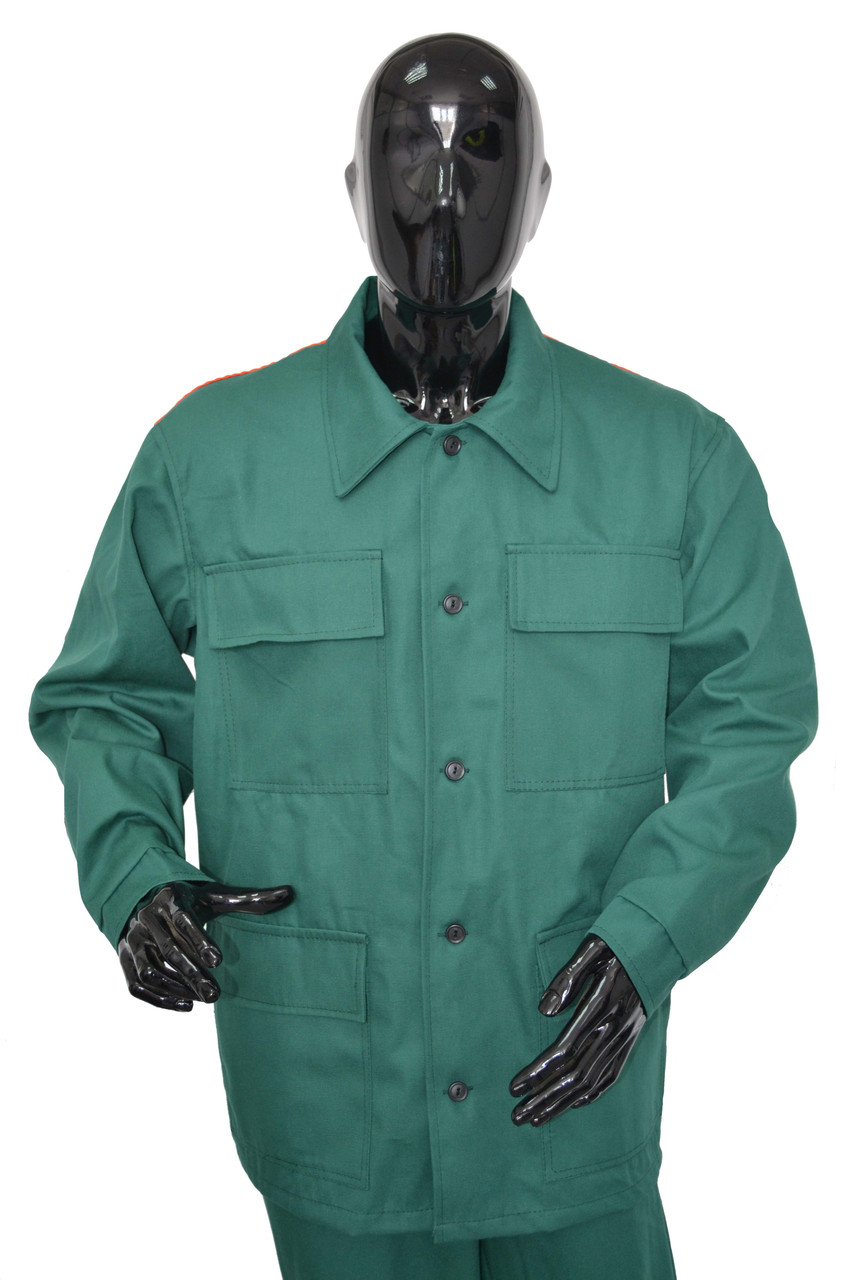 Костюм Рабочий (куртка + Штаны). Зеленый. Спецодежда — Купить Недорого ...
