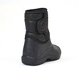 Чорні короткі чобітки пінка ЕВА на липучці 36 37 38 Україна, фото 7