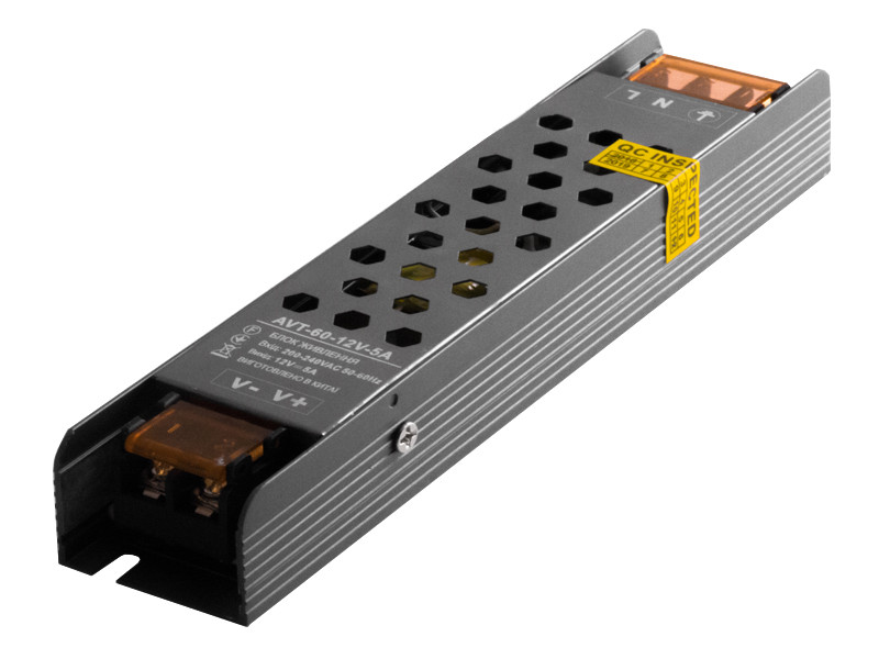 Блок живлення 12В 60Вт IP20