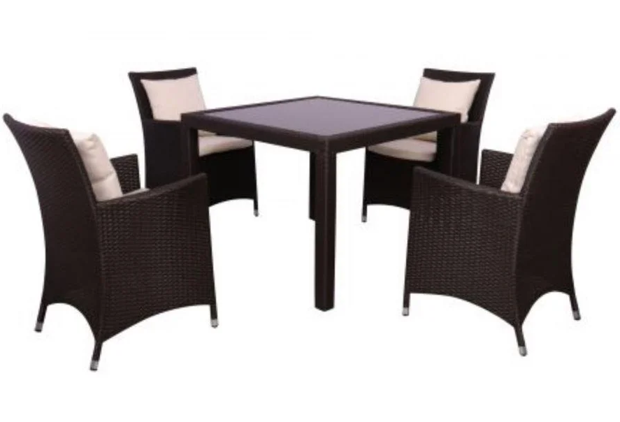 Комплект меблів Samana-4 з ротанга Elit (SC-8849-S2) Brown MB1034 тканина A13815