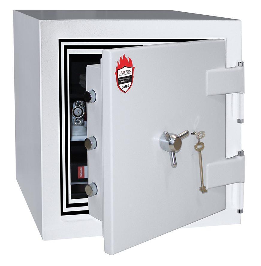 Сейф вогнезламостікій,вогневідпірний сейф Griffon F60CL I. 51 KT WHITE 510(в)х510(ш)х510(гл) 1 клас, 60 хв вогнестійкості