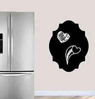 Наклейка для крейди Форма 02 вінтаж візерунок наклейки для крейди малювання крейдою написи 300х390 мм