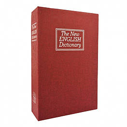 Книга сейф з ключем словник бордовий 24 СМ - оригінал