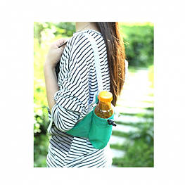 Сумка для бігу з кишенькою для пляшки Sport (зелена) - оригінал