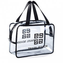 Прозора сумка косметичка 28см - оригінал