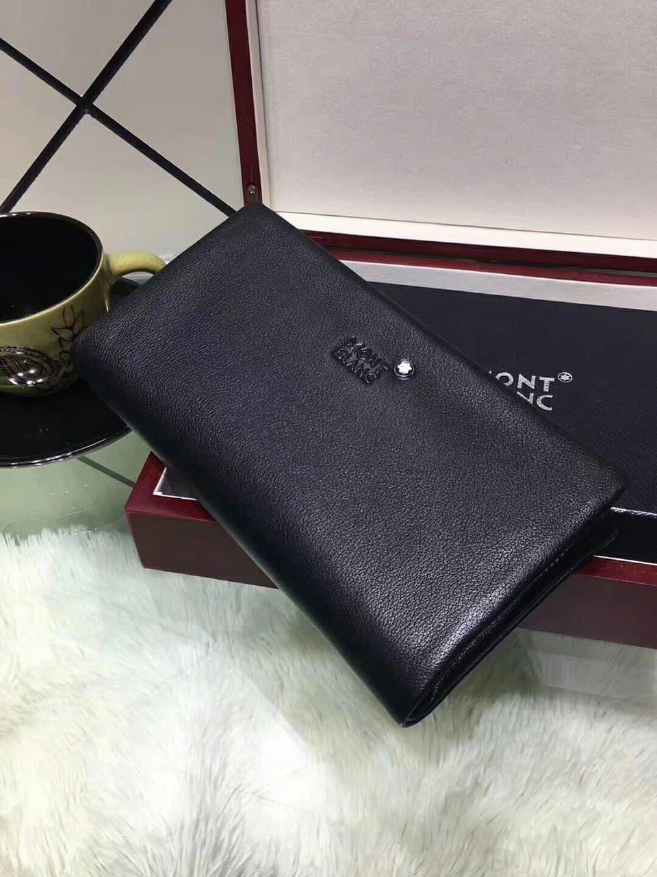 Чоловічий чорний Клатч Mont Blanc