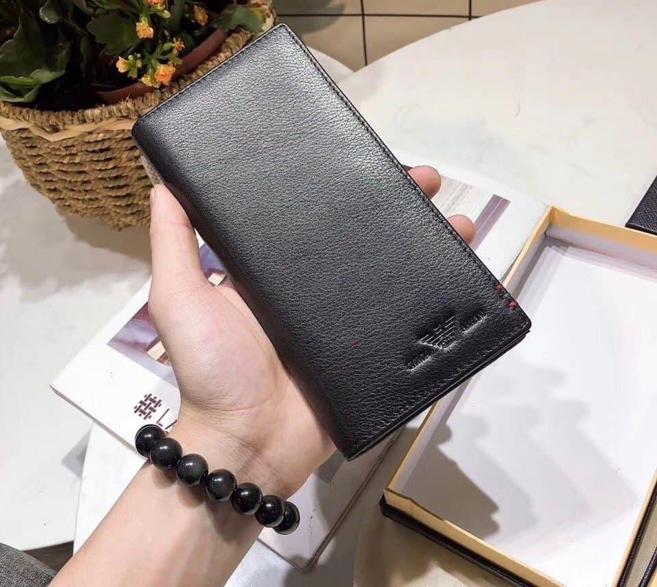 Чоловічий чорний клатч Giorgio Armani