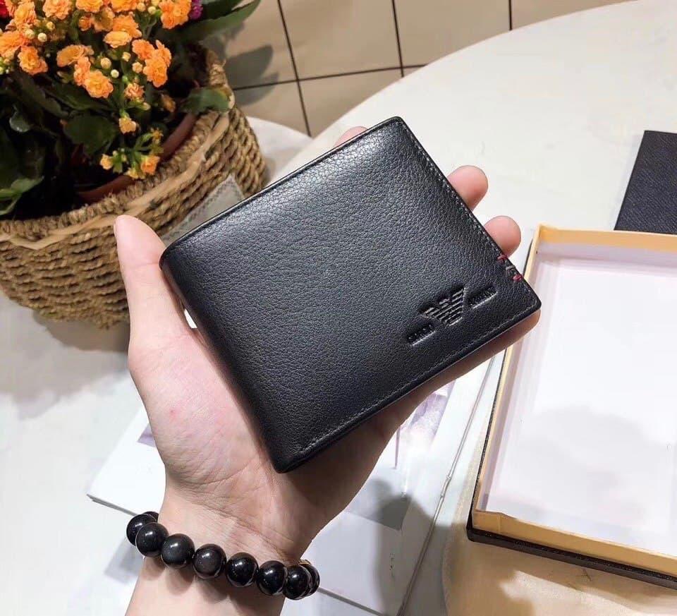 Чоловічий чорний Портмоне Giorgio Armani