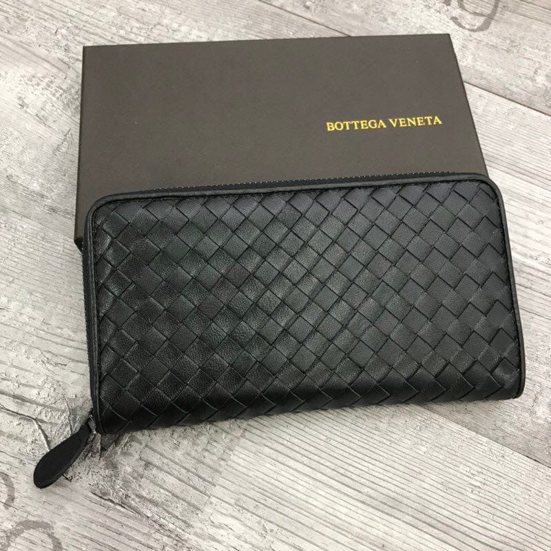 Чоловічий чорний клатч Bottega Veneta