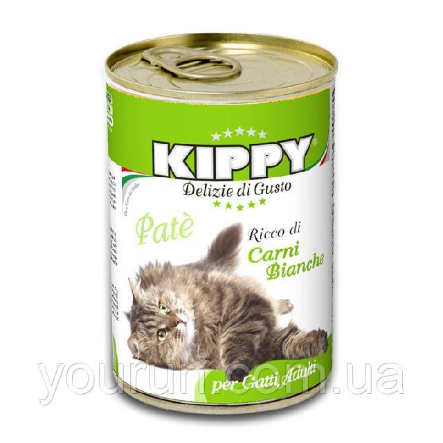 Консерви (Киппи) Kippy Cat паштет з білим м'ясом, 400гр, фото 1