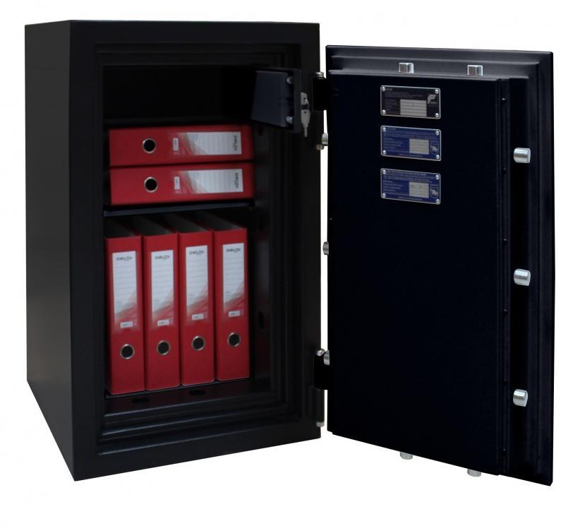 Сейф вогнезламостікій,сейф зламостійкий Griffon F60CL I. 84 KT BLACK 840(в)х510(ш)х510(гл) 1 клас, 60 хв вогнестійкості