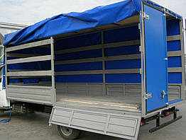 Бортові платформи стаціонарні з тентом ЗСО