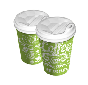 Стакан 340 мл "Fast & Tasty" салатовий