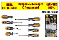 Набор отверток 8 предметов SL PH CR-V Vorel 60782