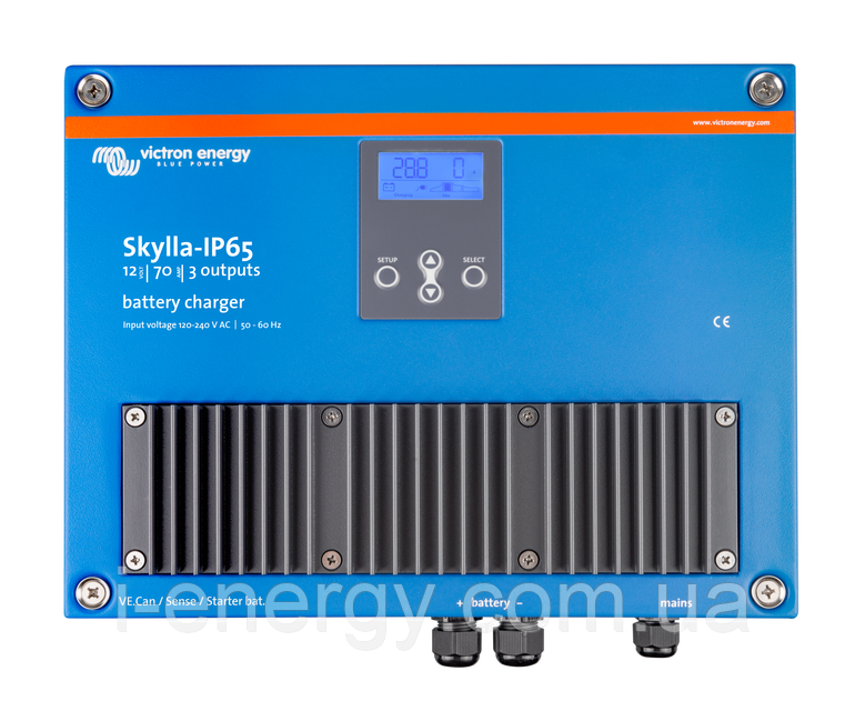 Зарядний пристрій Skylla IP65 12/70 (3) 120-240V SKY012070100 Victron Energy 12В 70А