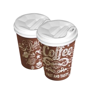 Стакан 340 мл "Fast & Tasty" коричневий