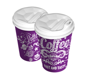 Стакан 340 мл "Fast & Tasty" фіолетовий