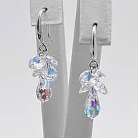 Сережки Безбарвний Цирконій