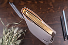 Шкіряний щоденник Woman`s classic  недатований, змінний блок, фото 6