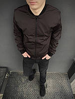 Бомбер весняний чоловічий коричневий