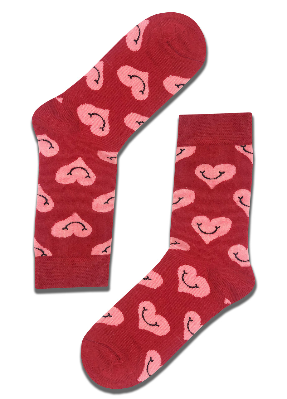 Шкарпетки Neseli Серце з посмішкою , One size (37-42)