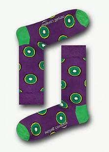 Шкарпетки Neseli Ківі фіолетові , One size (37-42)